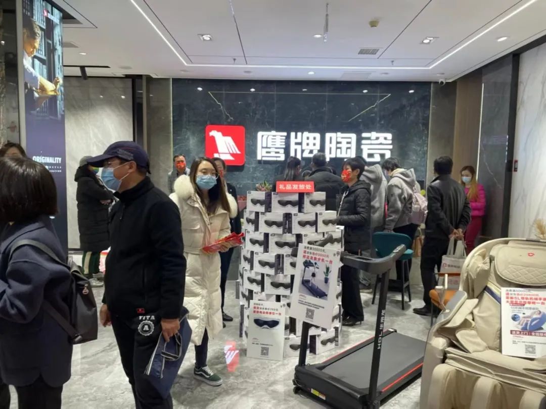 勢(shì)不可擋，鷹牌陶瓷終端布局再提速，石家莊1000㎡旗艦店盛大開業(yè)！