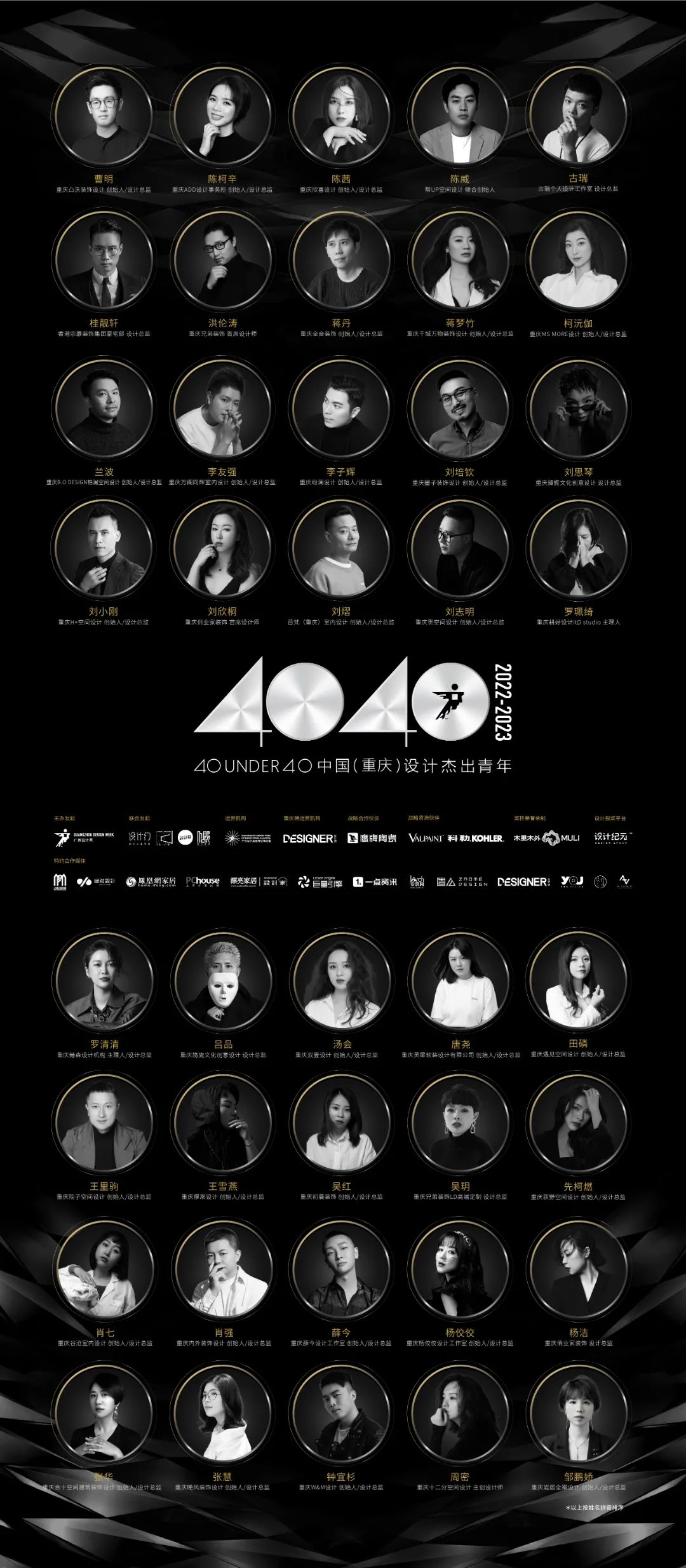 40 UNDER 40 | 省區(qū)榜List·2揭曉！10省區(qū)350位設(shè)計(jì)杰出青年脫穎而出！(圖4)