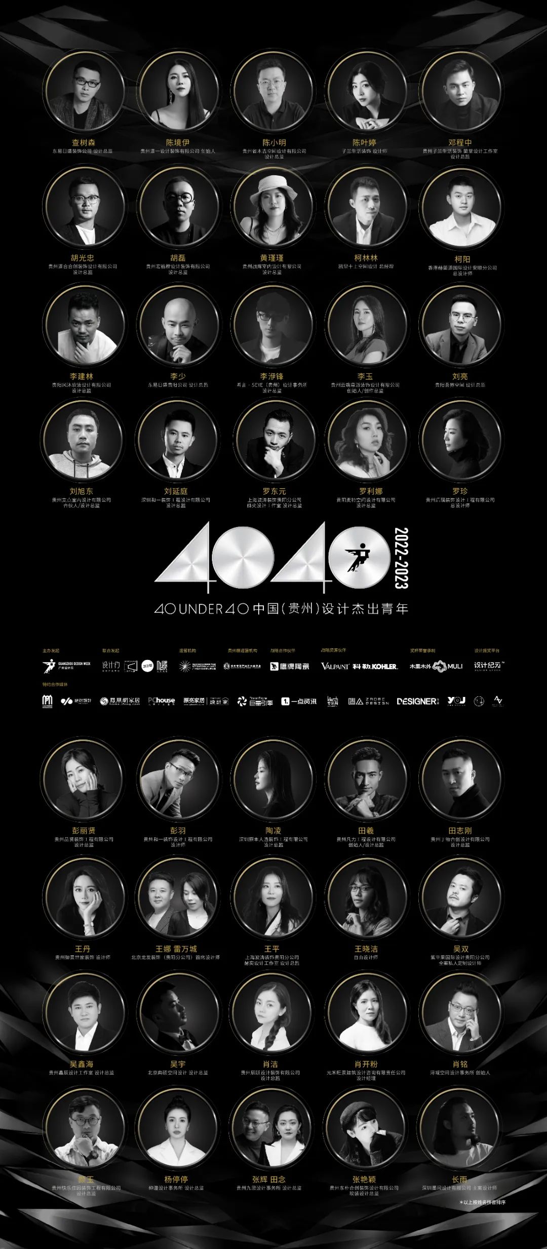 40 UNDER 40 | 省區(qū)榜List·2揭曉！10省區(qū)350位設(shè)計(jì)杰出青年脫穎而出！(圖10)