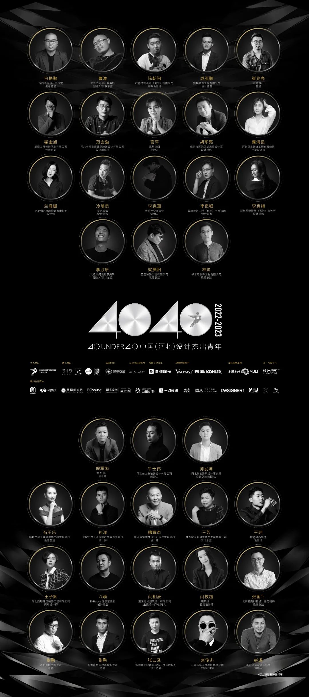 40 UNDER 40 | 省區(qū)榜List·2揭曉！10省區(qū)350位設(shè)計(jì)杰出青年脫穎而出！(圖16)