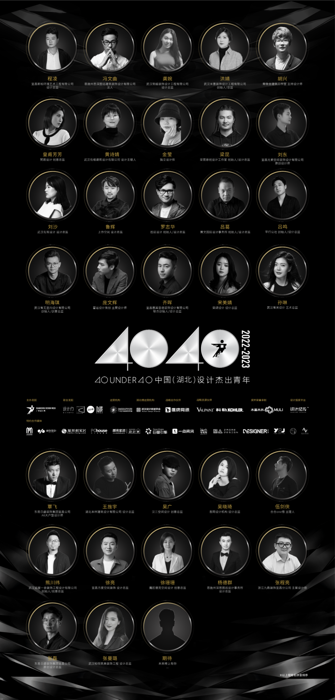 40 UNDER 40 | 省區(qū)榜List·2揭曉！10省區(qū)350位設(shè)計(jì)杰出青年脫穎而出！(圖19)