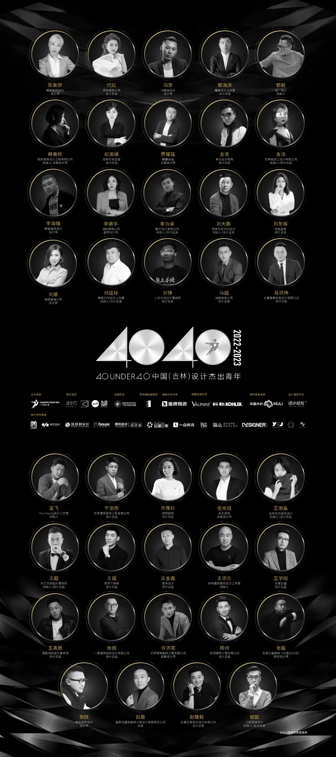 40 UNDER 40 | 省區(qū)榜List·2揭曉！10省區(qū)350位設(shè)計(jì)杰出青年脫穎而出！(圖25)